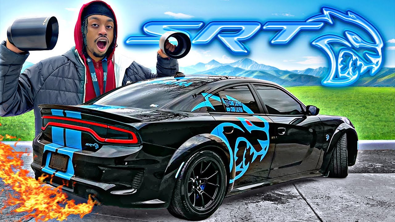 I Made My Hellcat Redeye Charger Ridiculously Loud Youtube