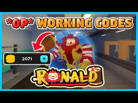 ALL NEW  WORKING RONALD CODES *2020*  ROBLOX