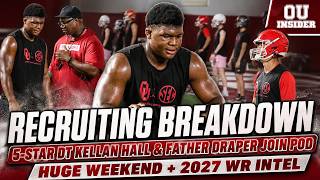 Recruiting Breakdown: 5-star DT Kellan Hall & His Dad Draper Join Pod + HUGE Weekend & 2027 WR Intel