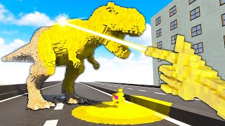 NEW Weapon Turns T-Rex Into GOLD - Teardown Mods Gameplay