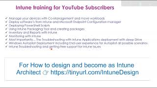 Microsoft Intune Full training Course Endpoint Manager Intune tutorial MEM INTUNE