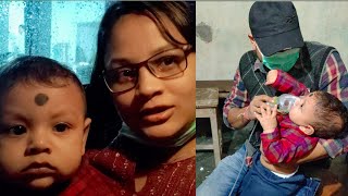 পূজা পার্বণের দিন একি অবস্থা 😑একদমই এটা দিতে চাইনি বাট ডক্টর এর কথাই দিতে হলো।।।