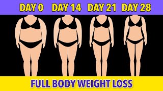 LOSE 6 KG IN 4 WEEKS – EASY FULL BODY WORKOUT (NO JUMPING)