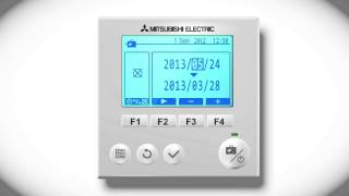 Mitsubishi Electric Ecodan FTC5 - Using the holiday mode