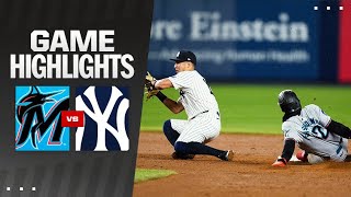 Marlins vs. Yankees Game Highlights (4/10/24) | MLB Highlights