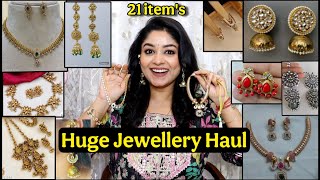 Huge Meesho Haul Starts ₹ 121  Earrings, Necklaces, Rings, Jhumka, Bangle Style with Vaishali Mitra