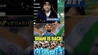 Mohammad shami returns 🥺😍 #india #rohitsharma #championstrophy #viratkohli #indvspak #jaspritbumrah