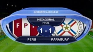 Peru vs Paraguay 1-1 [ Resumen Goles Hexagonal Final Sudamericano Sub 20 ] 23-01-2013