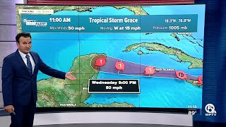 3 tropical systems: Grace expected to strengthen as Fred weakens and Henri stays out to sea