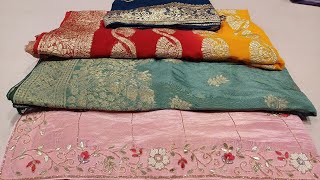 💯Banarasi Malai Soft Silk Saree - New Collection