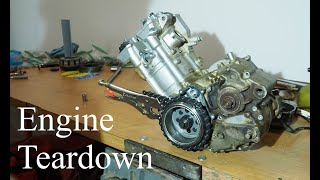 KLX300R Rebuild Ep. 2 - Beginning of Engine Disassembly