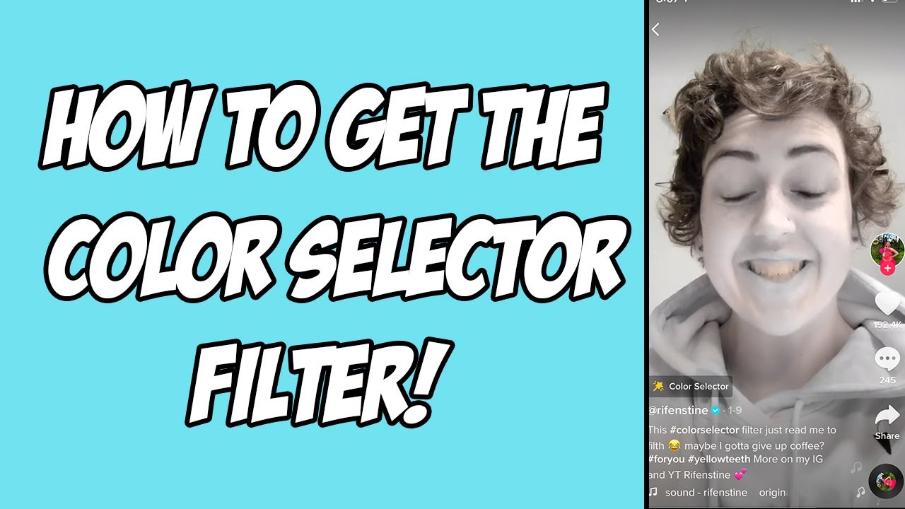 How To Get The 'Color Selector' TikTok Filter FAST! 🎥 New TikTok Filter ...