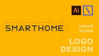 Smarthome Logo Design | Adobe Illustrator Tutorial