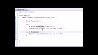 Java Programming Tutorial 77 Creating Files