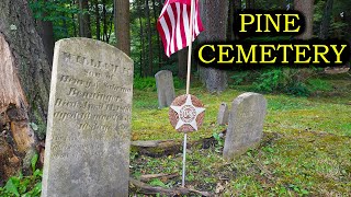 Pine Cemetery - Hidden in Plain Site - - urbex