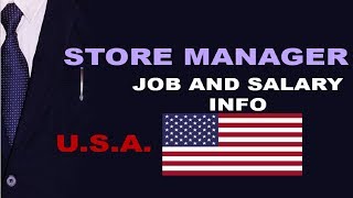 Store manager Salary in The USA - Jobs and Wages in the United States
