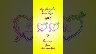 Murmur ke o dekhe mujhe #nameart #shorts #trendingreels #love #artshorts #drawing