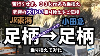 【こんな乗り換えムダ】JR足柄駅→小田急足柄駅  ～究極のズルい乗り換えとは～