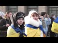 live thousands march to demonstrate unity in kyiv