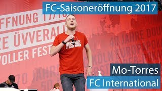 Mo-Torres sing "FC International" bei der FC-Saisoneröffnung 2017