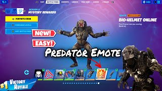 How to Unlock Bio Helmet for Predator in Fortnite *NEW UPDATE*