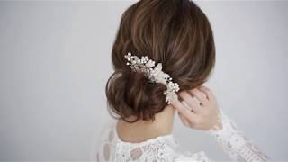 Wedding Hairstyles 自然蓬鬆新娘髮髻