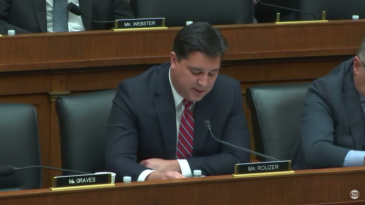 Rep. David Rouzer Statement From 5/18/22 WRDA 2022 Markup - YouTube