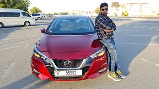 NISSAN SUNNY 2023 FULL OPTION SL REVIEW #INTERIORS/ROADTEST #TOYOTA #DUBAI #KIA #HONDA (URDU/HINDI).