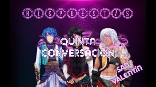 Eldarya ~❤ San Valentin Respuestas  QUINTA conversación ❤ ~ Todas las rutas