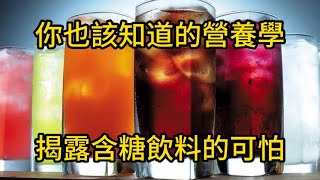 【你也該知道的營養學】揭露含糖飲料的可怕，學習健康飲食營養知識