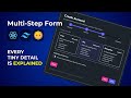 Build a Modern Multi-Step Form with React, Tailwind CSS & DaisyUI!
