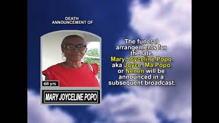 Mary Joyceline Popo short
