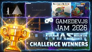 🏆 Phaser Challenge Winners 👾 Gamedev.js Jam 2026