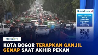 Kota Bogor Terapkan Ganjil Genap saat Akhir Pekan \u0026 Libur Nasional