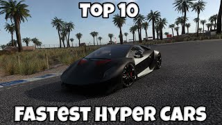 DRIVECLUB - Top 10 Fastest Hyper Cars (Around a Track)