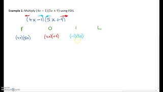 FOIL, Example 1