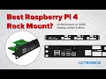 19” 1U Raspberry Pi 4 Rack Mount (w/ OLED Display, Switch & More)