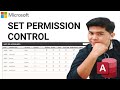 Set Permission Login Form in Microsoft Access