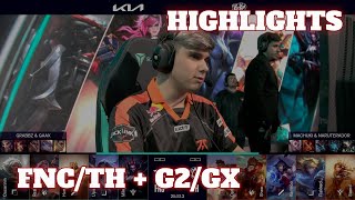 FNC vs TH + G2 vs GX - All Games | Full Day Round 1 LEC WInter 2025 Playoffs