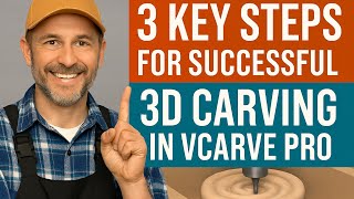 3 Key Steps for Successful 3D Carving in VCarve Pro