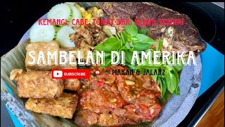 Sambelan Di Amerika || Kemangi, Cabe, Tomat dari Kebun sendiri || Resep mantap