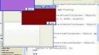 Delphi Programming Tutorial #33 - Dockable Forms 2