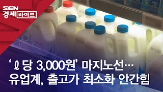 ‘ℓ당 3,000원’ 마지노선…유업계, 출고가 최소화 안간힘