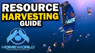 🌌How to quickly collect resources in Homeworld Remastered - Asteroid harvesting Guide