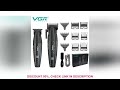 vgr hair clipper professional hair trimmer adjustable barber rechargeable hair cutting machine 9000