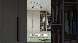 Elevate your loft space with our luxurious fully bespoke fitted loft wardrobes in London