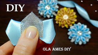 Посмотрите Как КРАСИВО Получилось 😍 ЦВЕТЫ из ЛЕНТ - ЛЕГКО 😍 DIY Ribbon Flowers/ Kanzashi/ Ola ameS