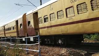 06671 Tuticorin - Maniyachchi express special leaving Tuticorin in its first run hauled by diesel.