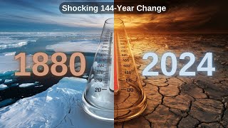 SHOCKING 144 Year Temperature Rise on Earth 1880-2024!