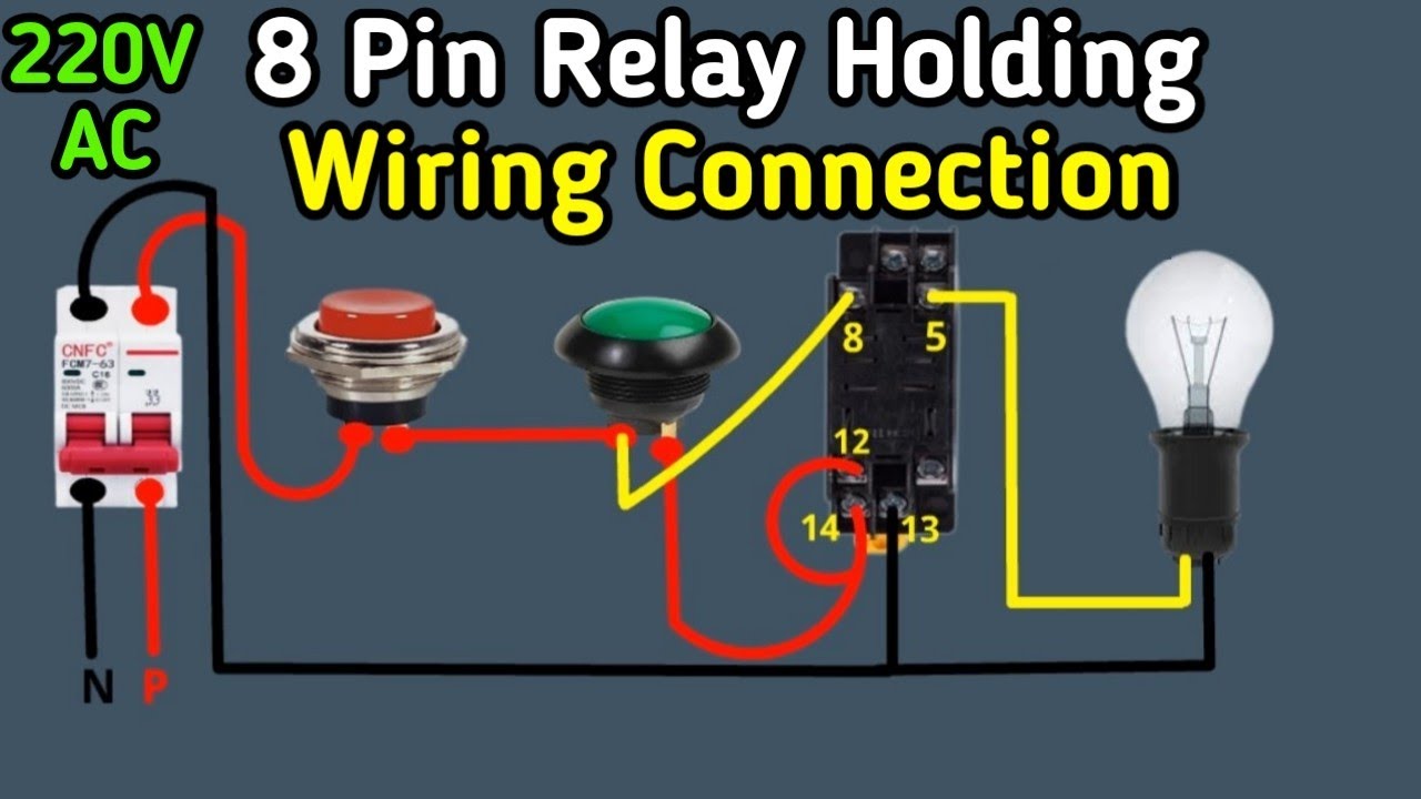 14 Pin Relay Holding Wiring Connection || Relay Holding, 52% OFF